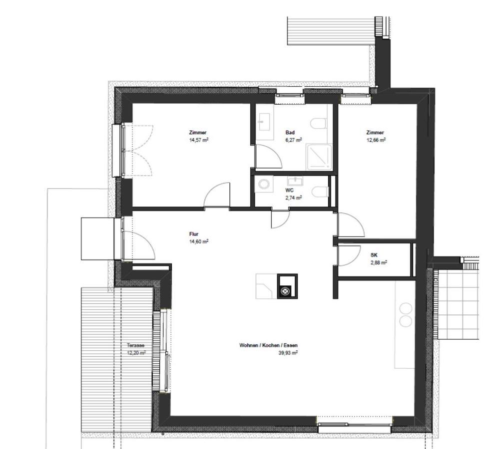 Luxus Appartement Zwischen Leipzig Und Cospudener See Dış mekan fotoğraf